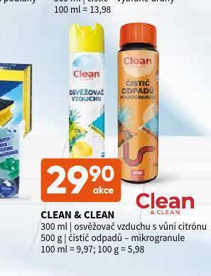 Terno Clean & clean osvěžovač vzduchu nabídka