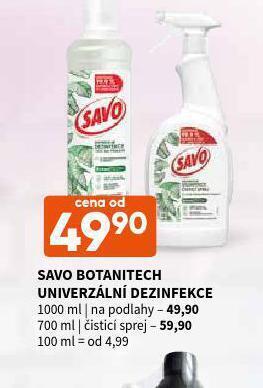 Terno Savo botanitech univerzální dezinfekce nabídka