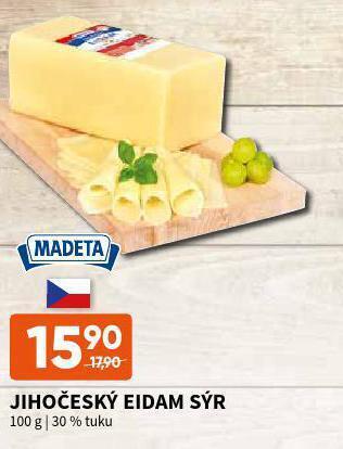 Terno Jihočeský eidam sýr nabídka