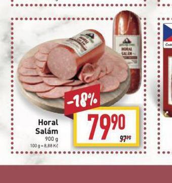 Billa Horal salám nabídka