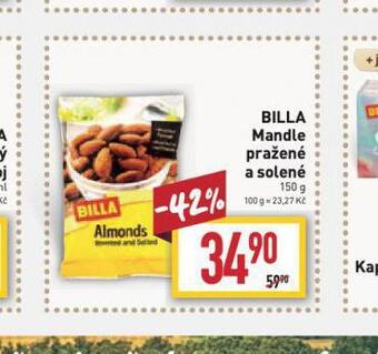 Billa Billa mandle pražené a solené nabídka