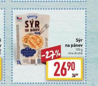 Billa Sýr na pánev nabídka