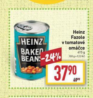 Billa Heinz fazole v tomatové omáčce nabídka