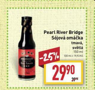 Billa Pearl river bridge sójová omáčka nabídka