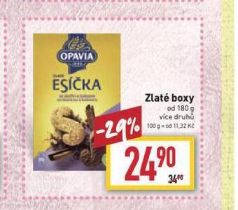 Billa Zlaté boxy nabídka