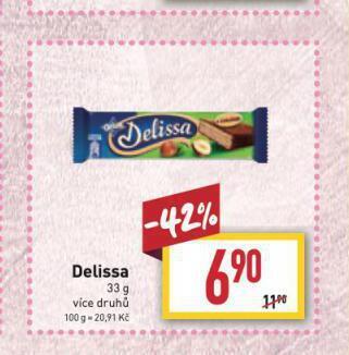 Billa Delissa nabídka