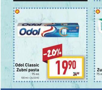 Billa Odol classic zubní pasta nabídka