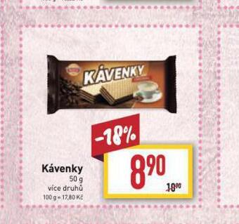 Billa Kávenky nabídka