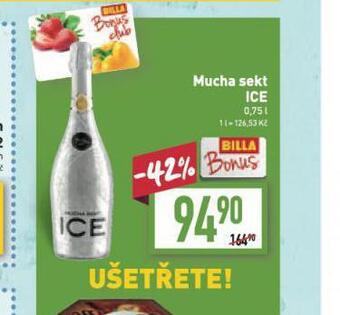 Billa Mucha sekt ice nabídka