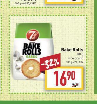 Bake rolls