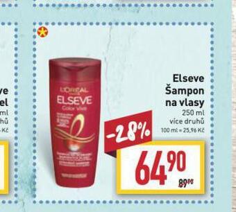 Billa Loreal elseve šampon nabídka