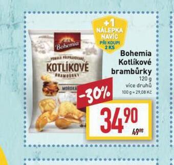 Billa Bohemia kotlíkové brambůrky nabídka