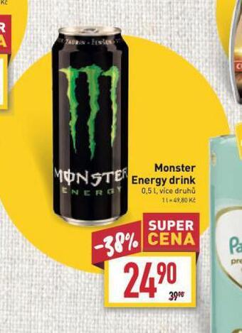 Billa Monster energy drink nabídka