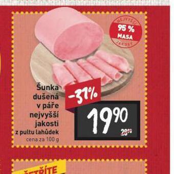 Billa Šunka dušená v páře nabídka