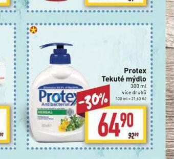 Billa Protex tekuté mýdlo nabídka