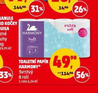 Penny Market Harmony toaletní papír nabídka