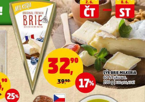 Penny Market Sýr brie milkeria nabídka