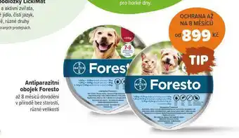 Pet Center Antiprazitní obojek foresto nabídka