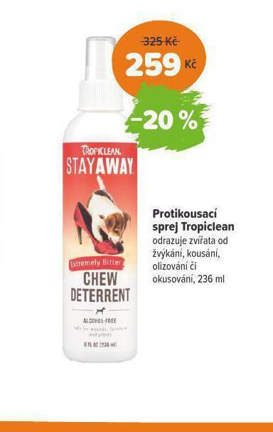 Pet Center Protikousací sprej tropiclean nabídka