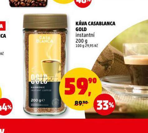 Penny Market Káva casablanda gold nabídka