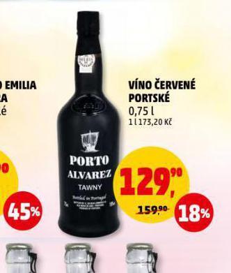 Penny Market Víno červené portské nabídka