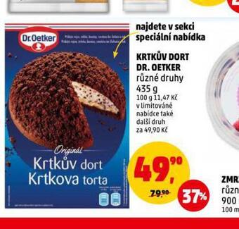 Penny Market Dr. oetker krtkův dort nabídka