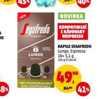 Penny Market Kapsle segafredo nabídka