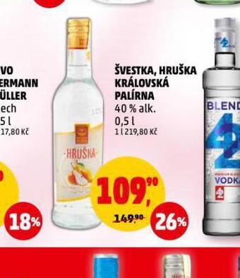 Penny Market Švestka, hruška královská palírna nabídka