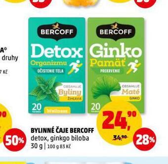 Penny Market Bercoff bylinné čaje nabídka
