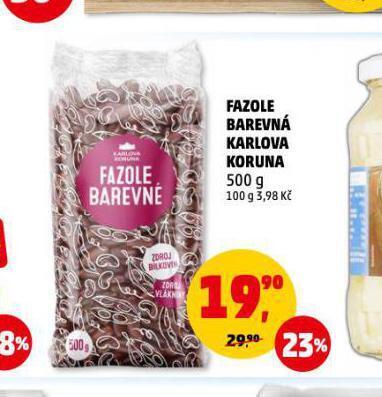 Penny Market Fazole barevná karlova koruna nabídka