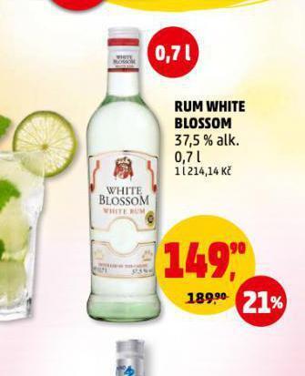 Penny Market Rum white blossom nabídka