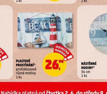 Penny Market Plastové prostírání nabídka