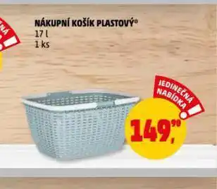 Penny Market Nákupní košík plastový nabídka