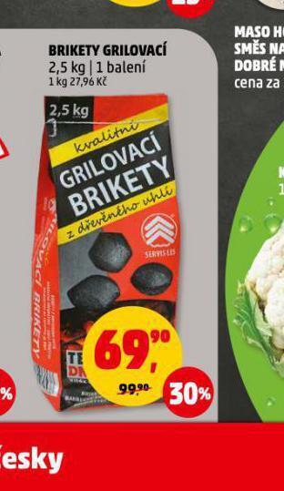 Penny Market Brikety grilovací nabídka