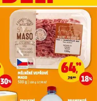 Penny Market Mělněné vepřvé maso nabídka