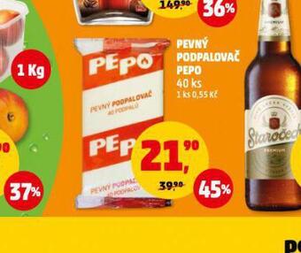 Penny Market Pepo pevný podpalovač nabídka