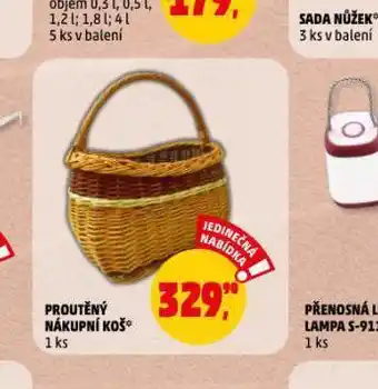 Penny Market Proutěný koš nákupní nabídka