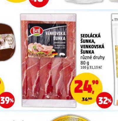 Penny Market Venkovská šunka nabídka
