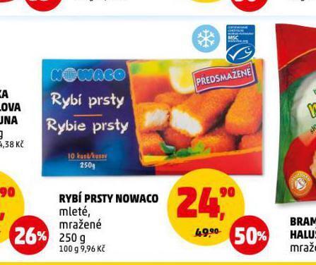 Penny Market Nowaco rybí prsty nabídka