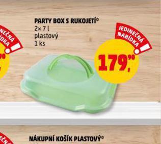 Penny Market Party box s rukojetí nabídka