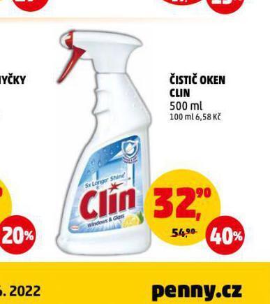Penny Market Clin čistič oken nabídka