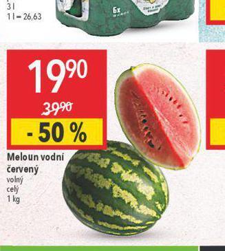 Globus Meloun vodní červený nabídka