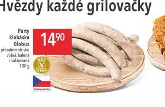 Globus Párty klobása nabídka