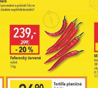 Globus Feferonky červené nabídka