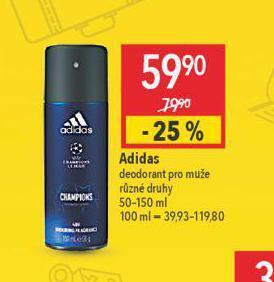 Globus Adidas deodorant nabídka
