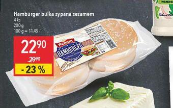 Globus Hamburger bulka sypaná sezamem nabídka