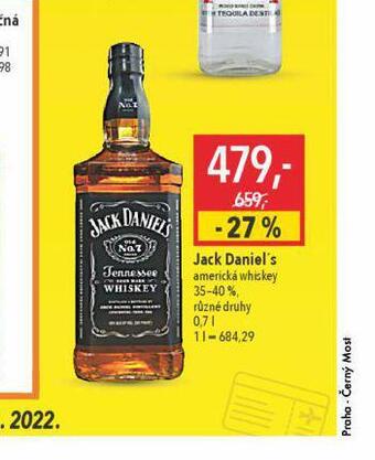 Globus Jack daniel´s nabídka