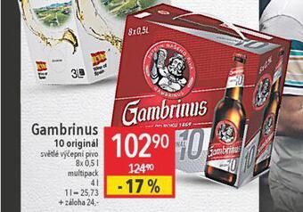 Globus Pivo gambrinus originál nabídka