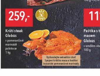 Globus Krůtí steak nabídka