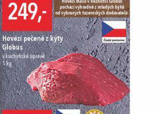 Globus Hovězí pečeně z kýty nabídka